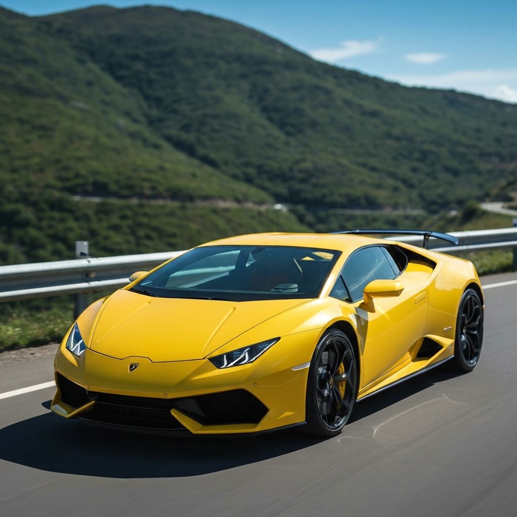 Lamborghini Huracán for hire in Dubai